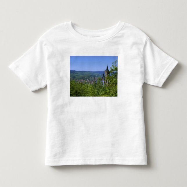 Camiseta De Bebé Castillo, Wernigerode, Sajonia-Anhalt, Alemania (Anverso)