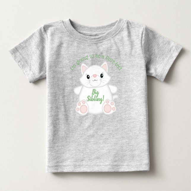 Camiseta De Bebé Cat Baby Shower Kitty (Anverso)