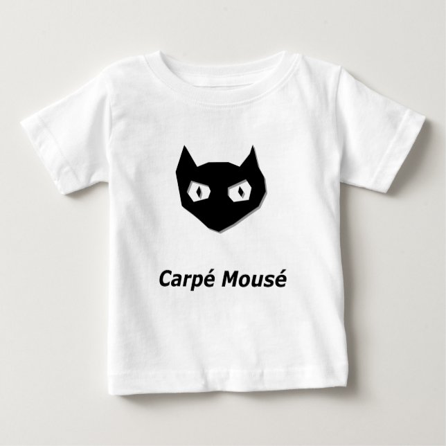 Camiseta De Bebé Cat Boo Carpe Mouse (Anverso)