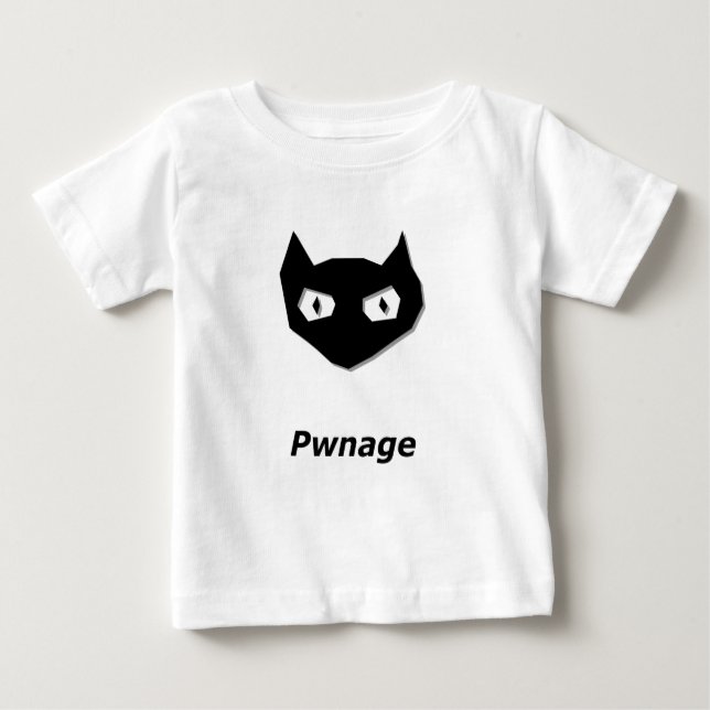 Camiseta De Bebé Cat Boo Pwnage (Anverso)