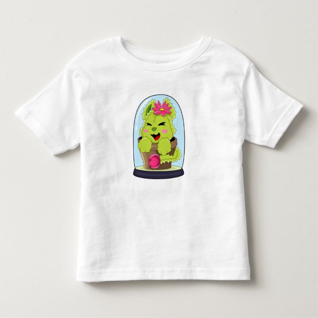 Camiseta De Bebé Cat Cactus (Anverso)