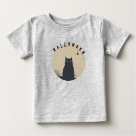 Camiseta De Bebé cat d'Halloween 