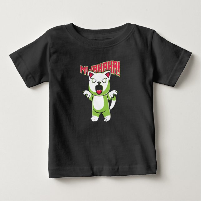 Camiseta De Bebé Cat Halloween (Anverso)