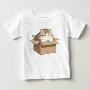 Camiseta De Bebé Cat in the Box 