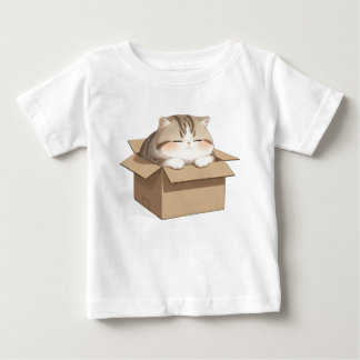 Camiseta De Bebé Cat in the Box