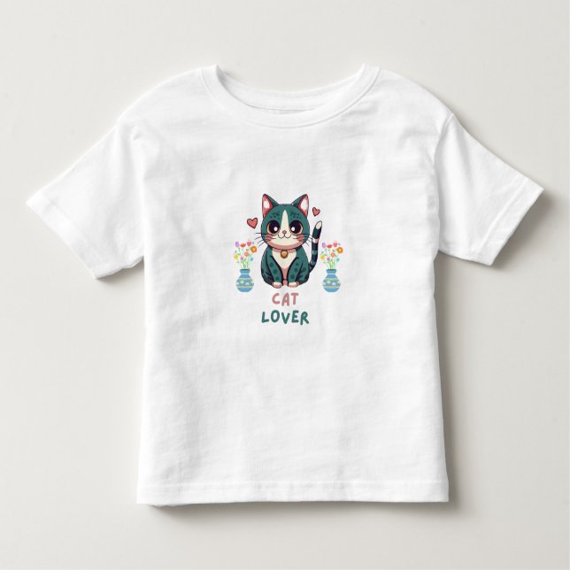 Camiseta De Bebé Cat Lover (Anverso)