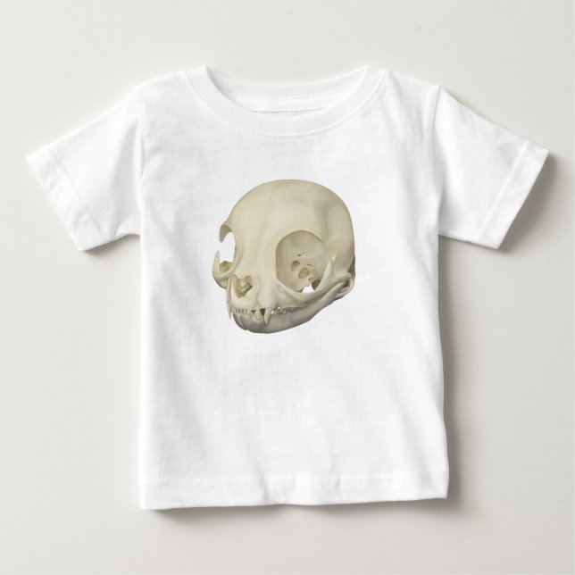 Camiseta De Bebé Cat Skull (Anverso)
