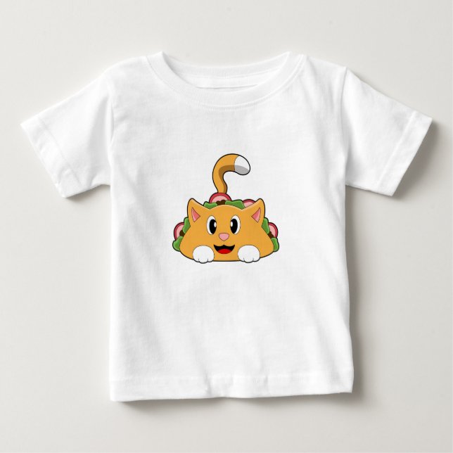 Camiseta De Bebé Cat Taco (Anverso)