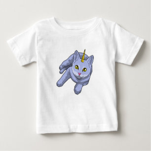 Camiseta De Bebé Cat Unicorn