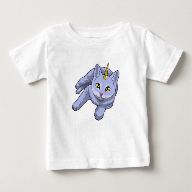 Camiseta De Bebé Cat Unicorn (Anverso)
