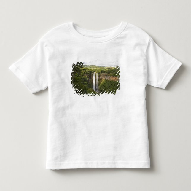 Camiseta De Bebé Catarata de Chamarel-la más alta de Mauricio, más  (Anverso)