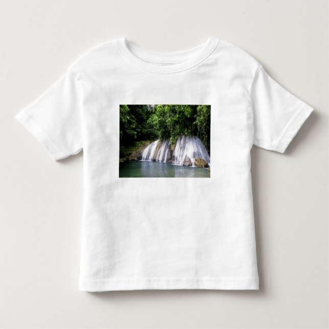 Camiseta De Bebé Cataratas de Alcance, Port Antonio, Jamaica (Anverso)