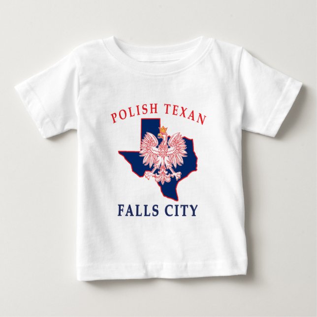 Camiseta De Bebé Cataratas de la ciudad Texan (Anverso)