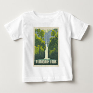 Camiseta De Bebé Cataratas Multnomah   Oregon