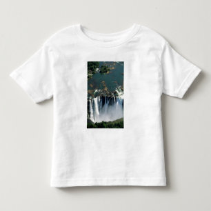 Camiseta De Bebé Cataratas Victoria, frontera entre Zambia y Zimbab