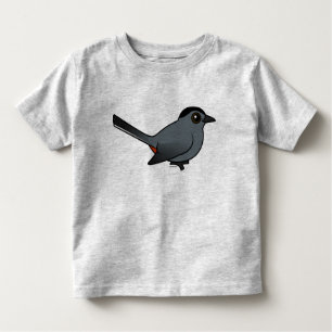 Camiseta De Bebé Catbird gris de Birdorable