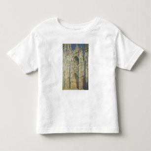 Camiseta De Bebé Catedral de Claude Monet el Ruán en luz del sol