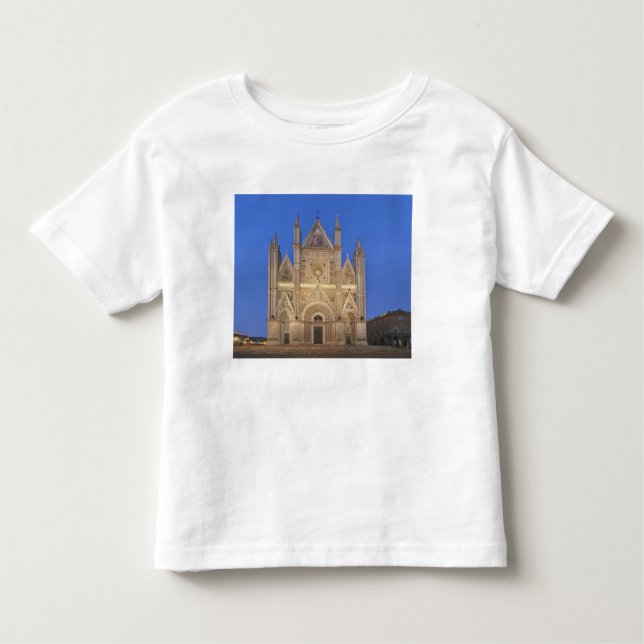 Camiseta De Bebé Catedral de Italia, Umbría, Orvieto y Orvieto (Anverso)