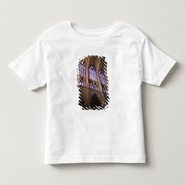 Camiseta De Bebé Catedral de León, vidrieras interiores (Anverso)