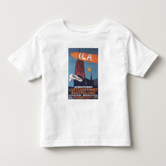 Camiseta De Bebé Catedral roja - 1ra exposición aeronáutica (Anverso)