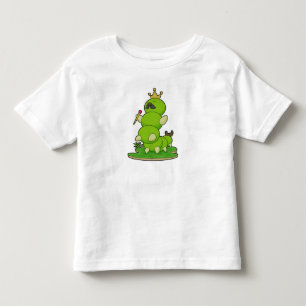 Camiseta De Bebé Caterpillar como rey con corona