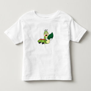 Camiseta De Bebé Caterpillar con hoja