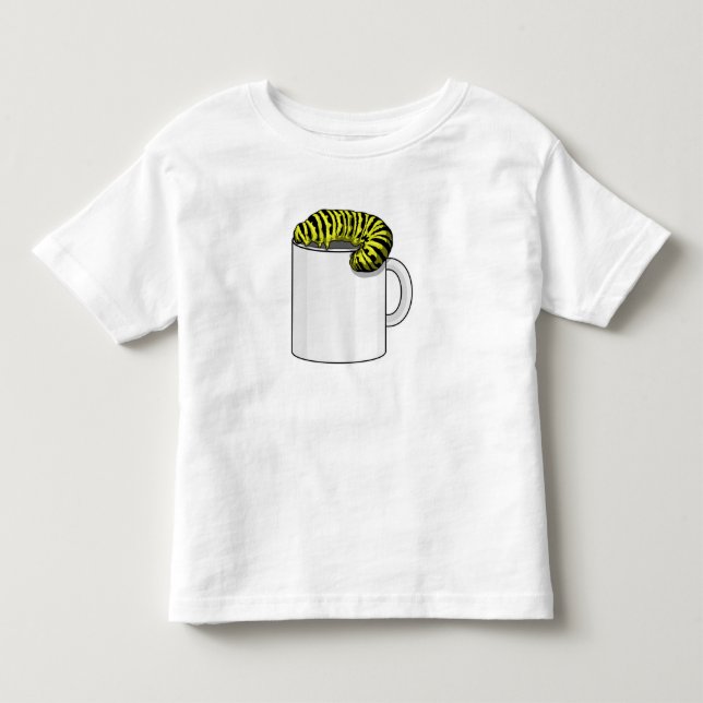 Camiseta De Bebé Caterpillar con Mug (Anverso)