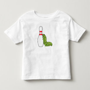 Camiseta De Bebé Caterpillar en el Bowling con pasador Bowling