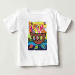 Camiseta De Bebé Cats in a Boat T-shirt