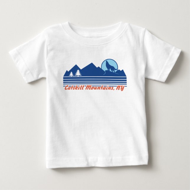 Camiseta De Bebé Catskill Mountains NY (Anverso)