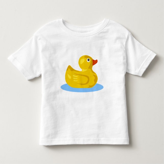 Camiseta De Bebé Caucho Ducky (Anverso)