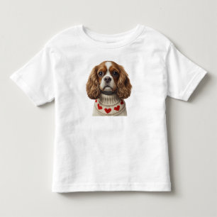 Camiseta De Bebé Cavalier corazón de amor