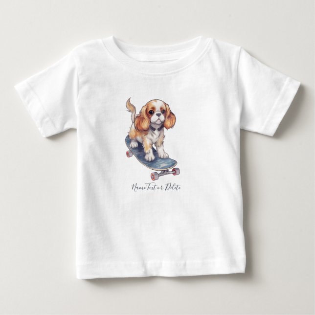 Camiseta De Bebé Cavalier King Charles Spaniel T-Shirt (Anverso)