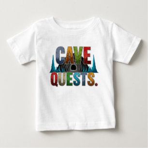 Camiseta De Bebé Cave Quests Adventure T-Shirt Design