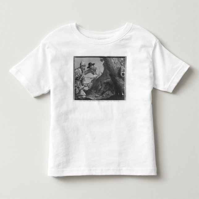 Camiseta De Bebé Caza del verraco (Anverso)