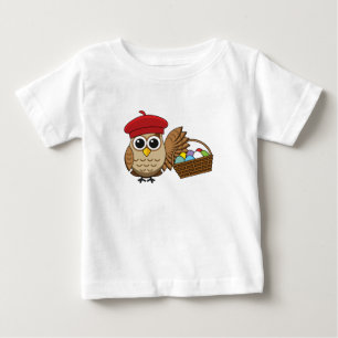 Camiseta De Bebé Caza divertida de huevos de búho de Pascua
