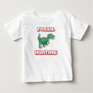 Camiseta De Bebé Caza fósil Tyrannosaurus