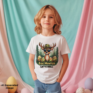 Camiseta De Bebé Cazador de huevos de Pascua Vamos a rodar ciervo c