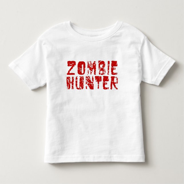 Camiseta De Bebé Cazador del zombi (Anverso)