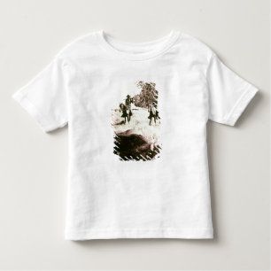 Camiseta De Bebé Cazadores del bisonte americano (foto de b/w)