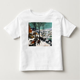 Camiseta De Bebé Cazadores en el paisaje de la nieve Pieter Bruegel