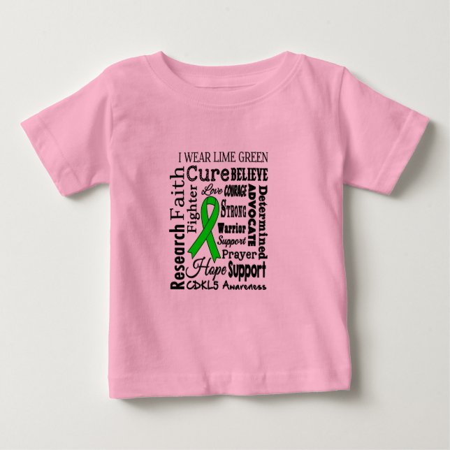 Camiseta De Bebé CDKL5 Concienciación sobre el traje bodysuit para  (Anverso)