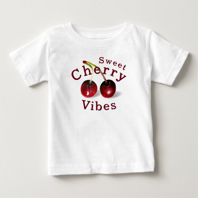 Camiseta De Bebé Cebolla de cerezas (Anverso)