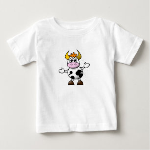 Camiseta De Bebé Cebolla de vaca confusa arriba