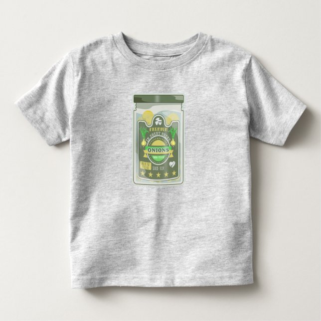 Camiseta De Bebé Cebollas picadas (Anverso)