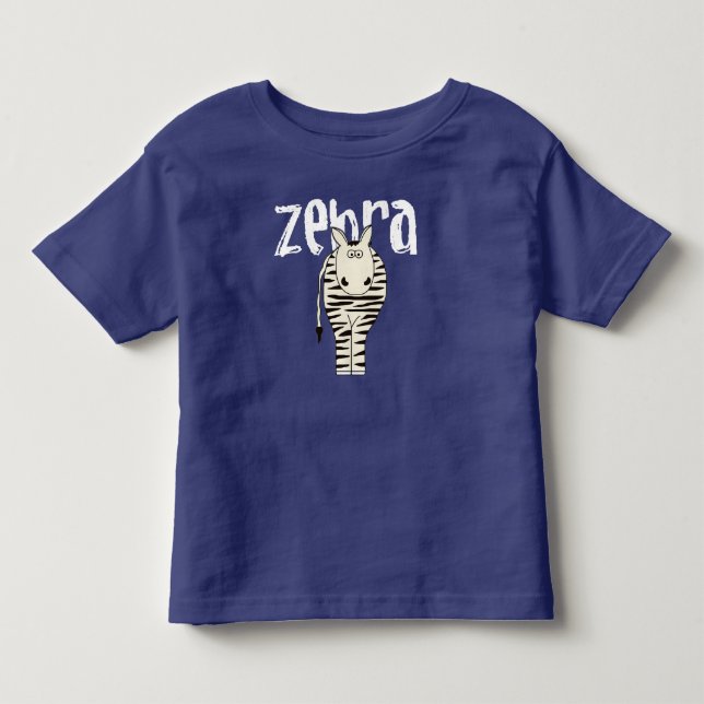 Camiseta De Bebé Cebra (Anverso)