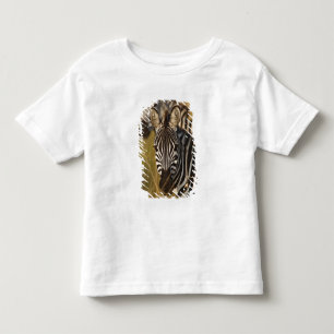 Camiseta De Bebé Cebra de Burchell en hierba alta de verano, Masai