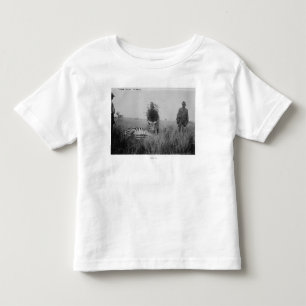Camiseta De Bebé Cebra matada por los naturales en la fotografía d
