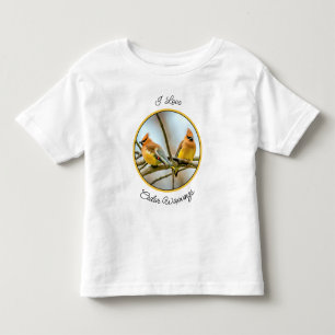 Camiseta De Bebé Cedar Waxwing - Fotografía original