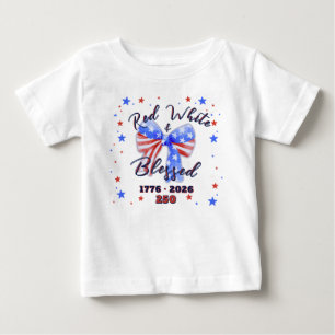 Camiseta De Bebé Celebración Cristiana Patriótica América 250